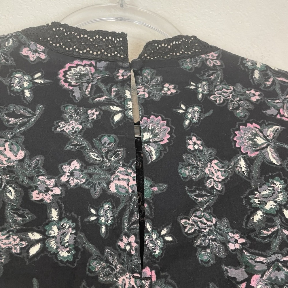 New Lane Bryant Top Womens 18 Cottagecore Boho Crochet Floral Prairie Blouse NWT - Picture 6 of 10